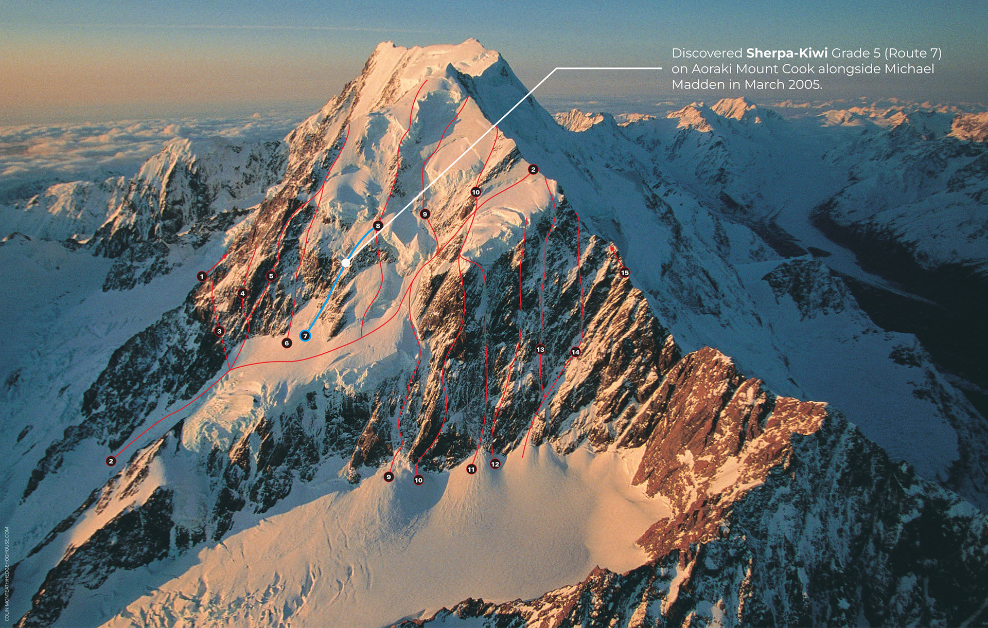 Training mountain New Zealand - discovered by Tshering Pande Bhote