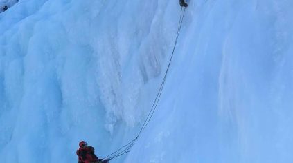 IFMGA Exam Waterfall Ice Climbing